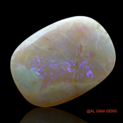 5.00 Cts Natural Australian Fire Opal Oval Cabochon Loose Gemstone For Jewelry 17x12x3 mm AF-572