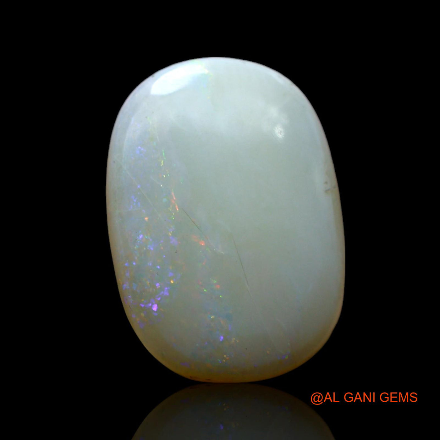5.00 Cts Natural Australian Fire Opal Oval Cabochon Loose Gemstone For Jewelry 17x12x3 mm AF-573