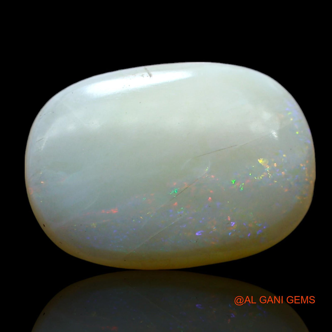 5.00 Cts Natural Australian Fire Opal Oval Cabochon Loose Gemstone For Jewelry 17x12x3 mm AF-573