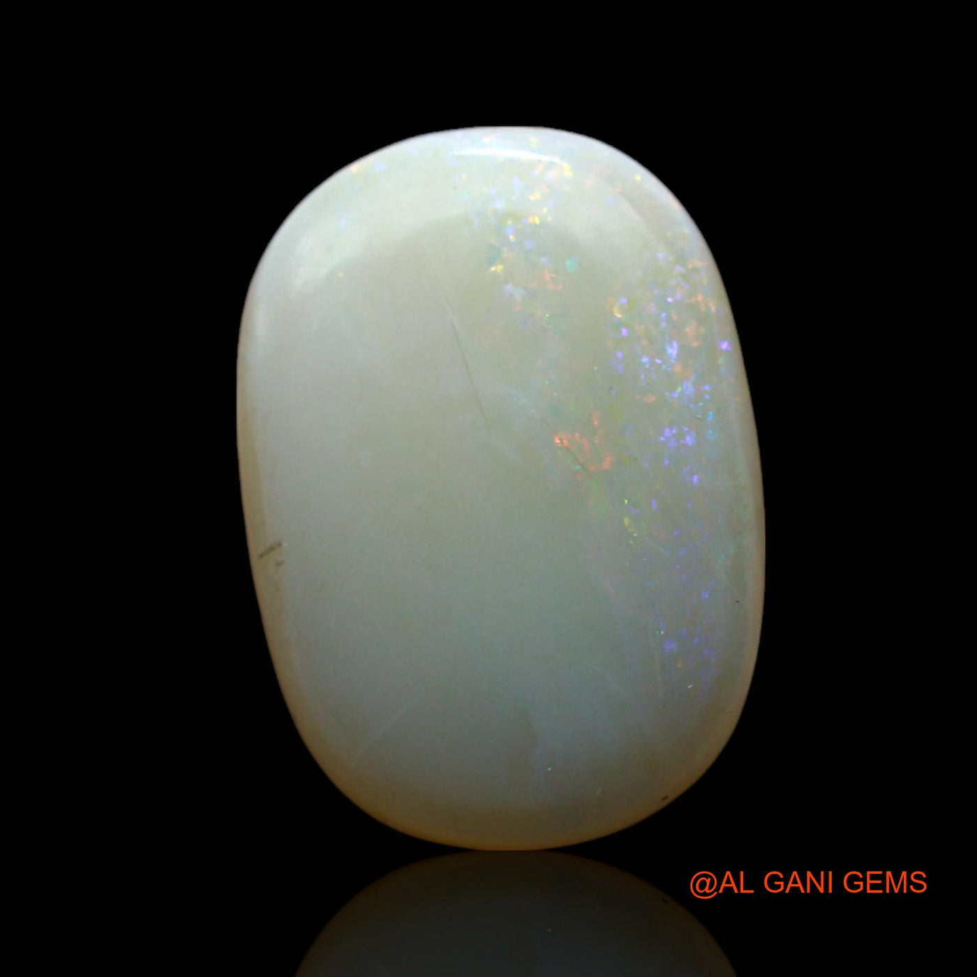 5.00 Cts Natural Australian Fire Opal Oval Cabochon Loose Gemstone For Jewelry 17x12x3 mm AF-573