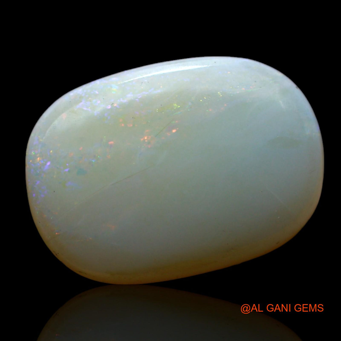 5.00 Cts Natural Australian Fire Opal Oval Cabochon Loose Gemstone For Jewelry 17x12x3 mm AF-573