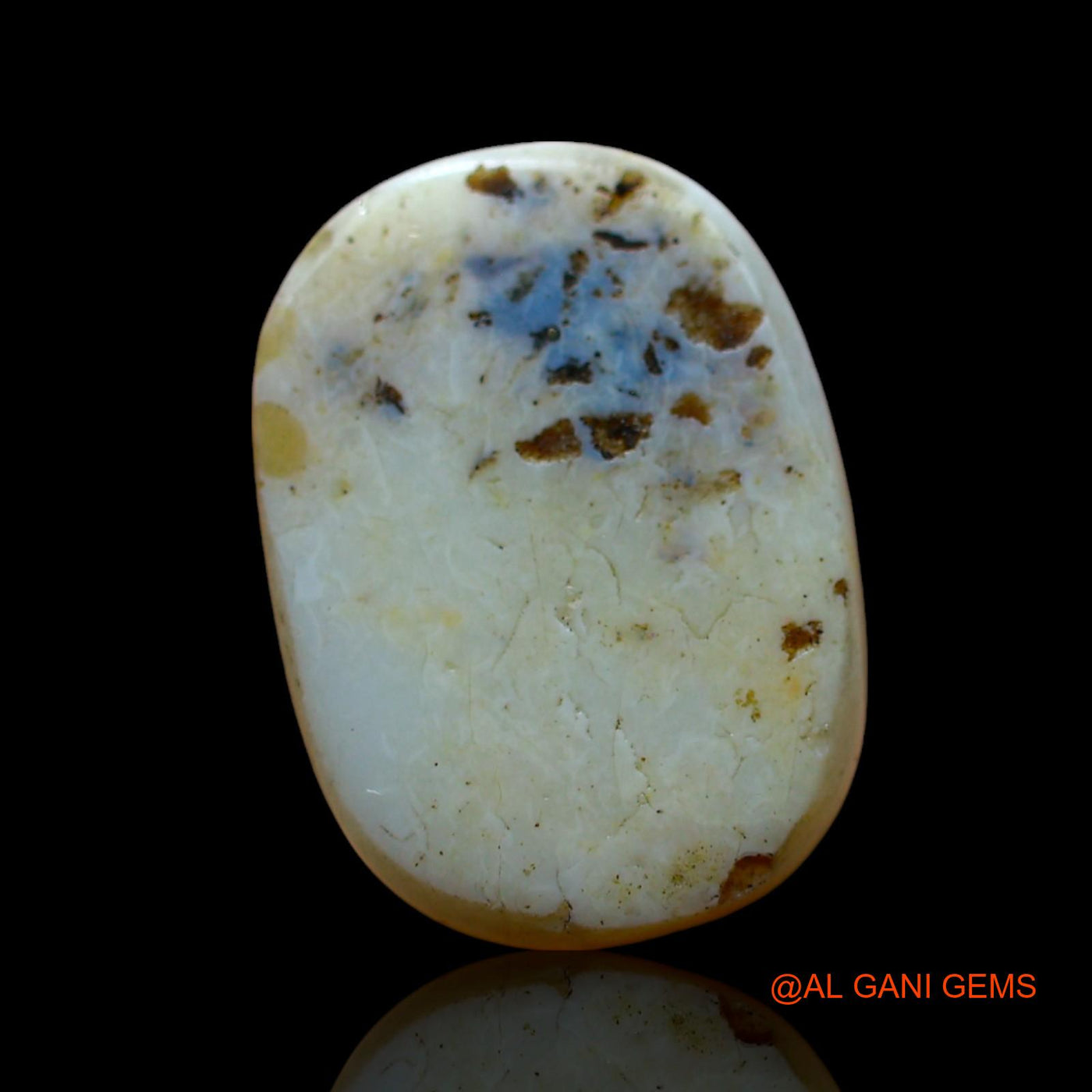 5.00 Cts Natural Australian Fire Opal Oval Cabochon Loose Gemstone For Jewelry 17x12x3 mm AF-573
