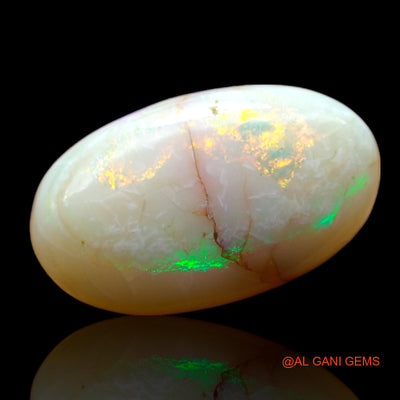 6.00 Cts Natural Australian Fire Opal Loose Gemstone Oval Cabochon 18x11x4 mm AF-574