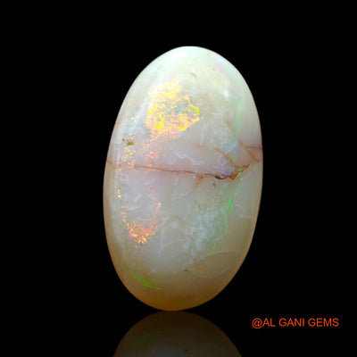 6.00 Cts Natural Australian Fire Opal Loose Gemstone Oval Cabochon 18x11x4 mm AF-574