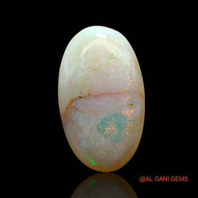 6.00 Cts Natural Australian Fire Opal Loose Gemstone Oval Cabochon 18x11x4 mm AF-574