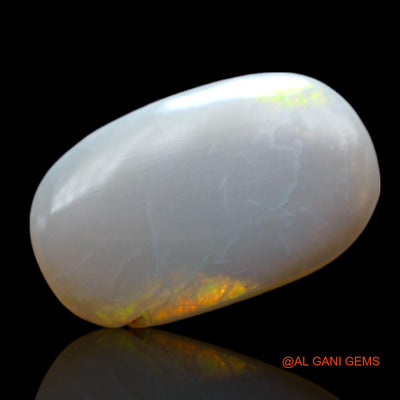 4.00 Cts Natural Australian Fire Opal Loose Gemstone Oval Cabochon 18x11x2 mm AF-575