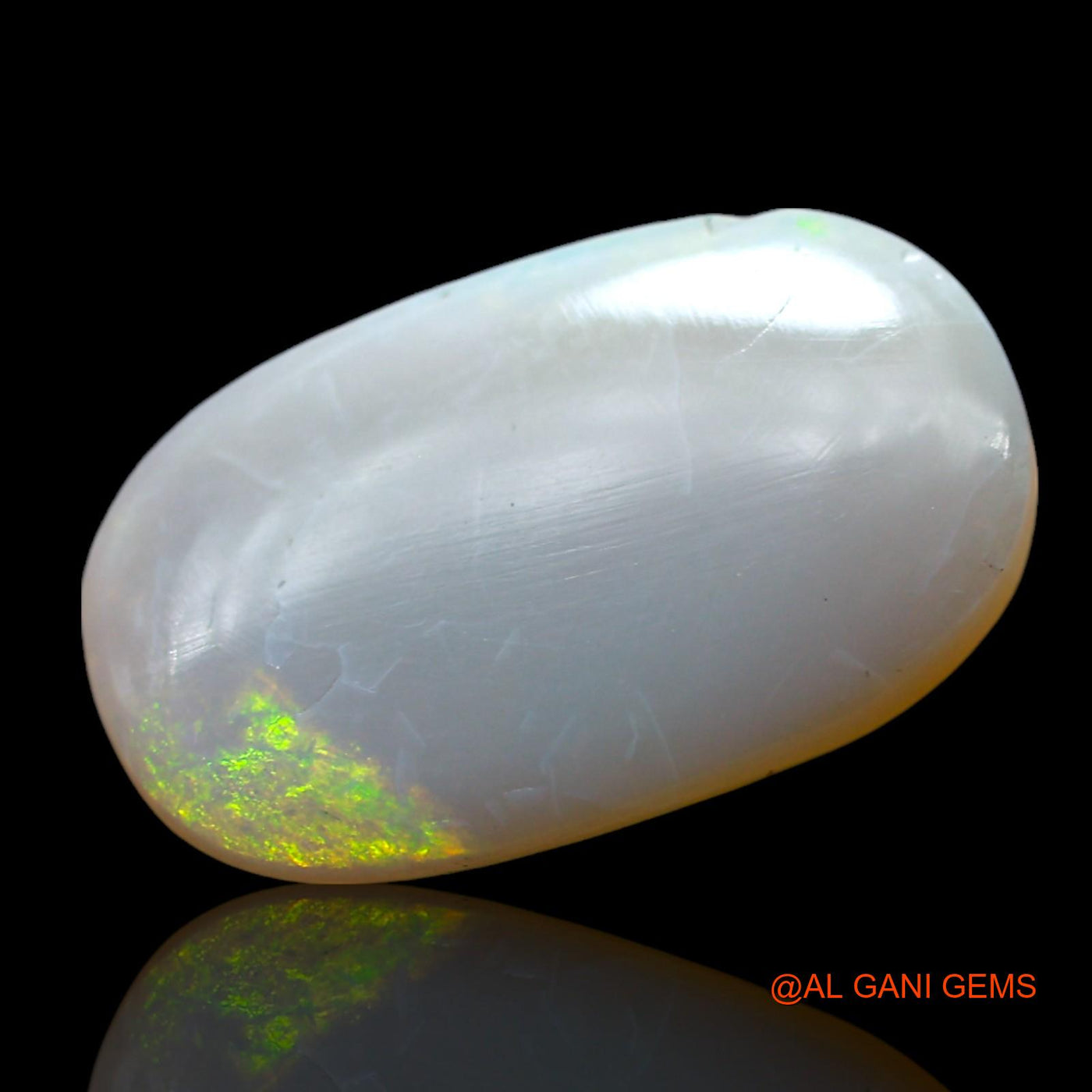 4.00 Cts Natural Australian Fire Opal Loose Gemstone Oval Cabochon 18x11x2 mm AF-575