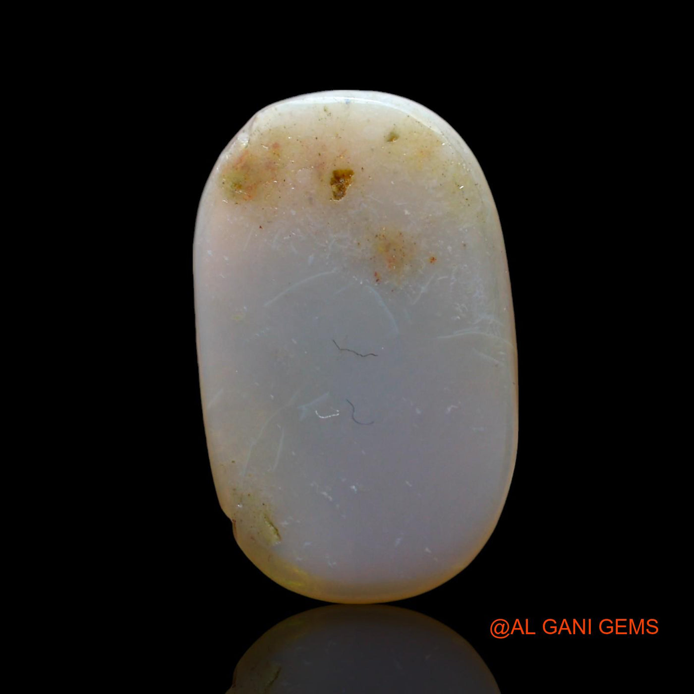 4.00 Cts Natural Australian Fire Opal Loose Gemstone Oval Cabochon 18x11x2 mm AF-575