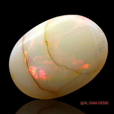 5.00 Cts Natural Australian Fire Opal Loose Gemstone Oval Cabochon 16x12x4 mm AF-576