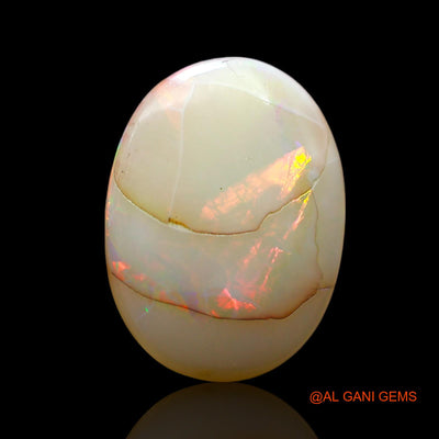 5.00 Cts Natural Australian Fire Opal Loose Gemstone Oval Cabochon 16x12x4 mm AF-576