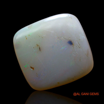 6.00 Cts Unheated Australian Fire Opal Loose Gemstone Square Cabochon Natural 14x14x4 mm AF-577