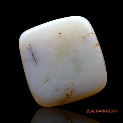 6.00 Cts Unheated Australian Fire Opal Loose Gemstone Square Cabochon Natural 14x14x4 mm AF-577
