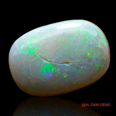 10.00 Cts Natural Australian Fire Opal Loose Gemstone Oval Cabochon 17x11x6 mm AF-57