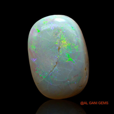 10.00 Cts Natural Australian Fire Opal Loose Gemstone Oval Cabochon 17x11x6 mm AF-57