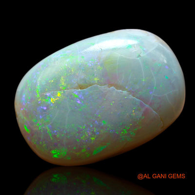 10.00 Cts Natural Australian Fire Opal Loose Gemstone Oval Cabochon 17x11x6 mm AF-57