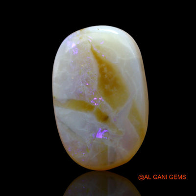 Natural Untreated Fire Opal Loose Gemstone Oval Cabochon From Australia 5.00 Cts 17x11x6 mm AF-581