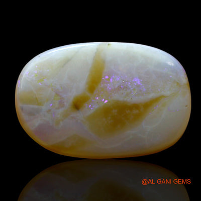 Natural Untreated Fire Opal Loose Gemstone Oval Cabochon From Australia 5.00 Cts 17x11x6 mm AF-581