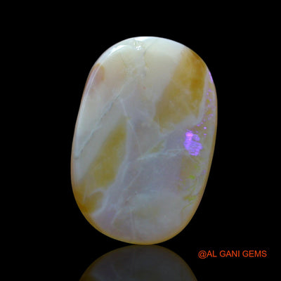 Natural Untreated Fire Opal Loose Gemstone Oval Cabochon From Australia 5.00 Cts 17x11x6 mm AF-581