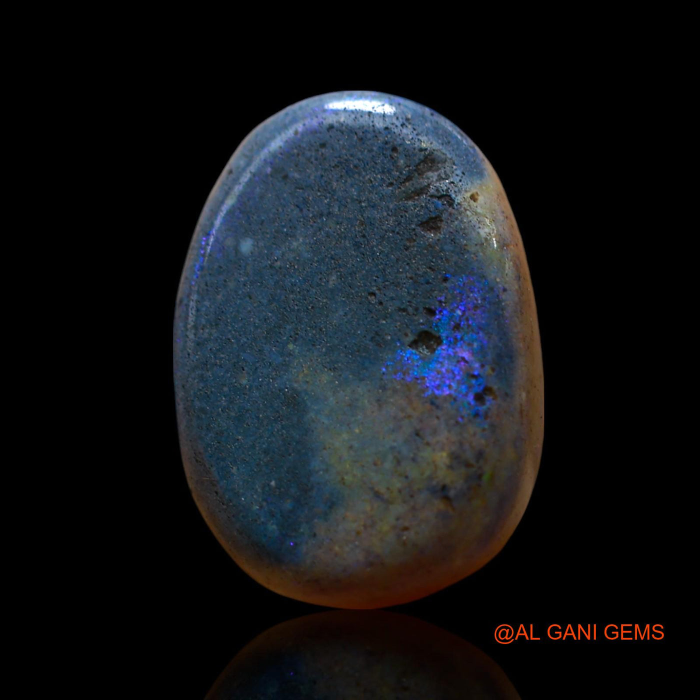 7.00 Cts Natural Australian Fire Opal Loose Gemstone Oval Cabochon 16x11x5 mm AF-582