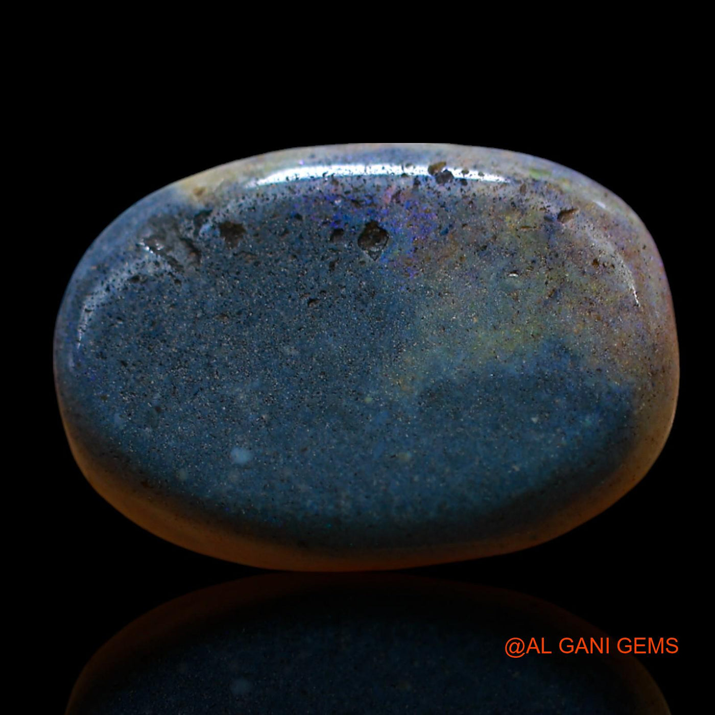 7.00 Cts Natural Australian Fire Opal Loose Gemstone Oval Cabochon 16x11x5 mm AF-582