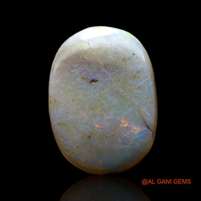 Natural Fire Opal Gemstone 5.00 Cts Loose Oval Cabochon From Australia 16x11x3 mm AF-583
