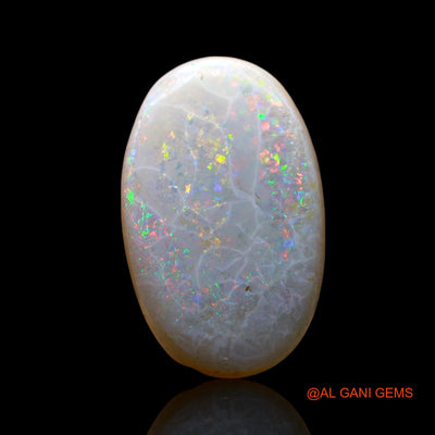 3.00 Cts Natural Australian Fire Opal Loose Gemstone Oval Cabochon 17x10x3 mm AF-584