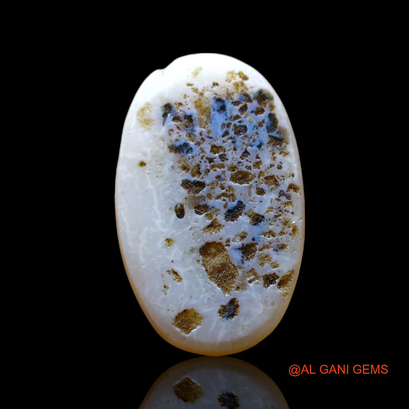 3.00 Cts Natural Australian Fire Opal Loose Gemstone Oval Cabochon 17x10x3 mm AF-584