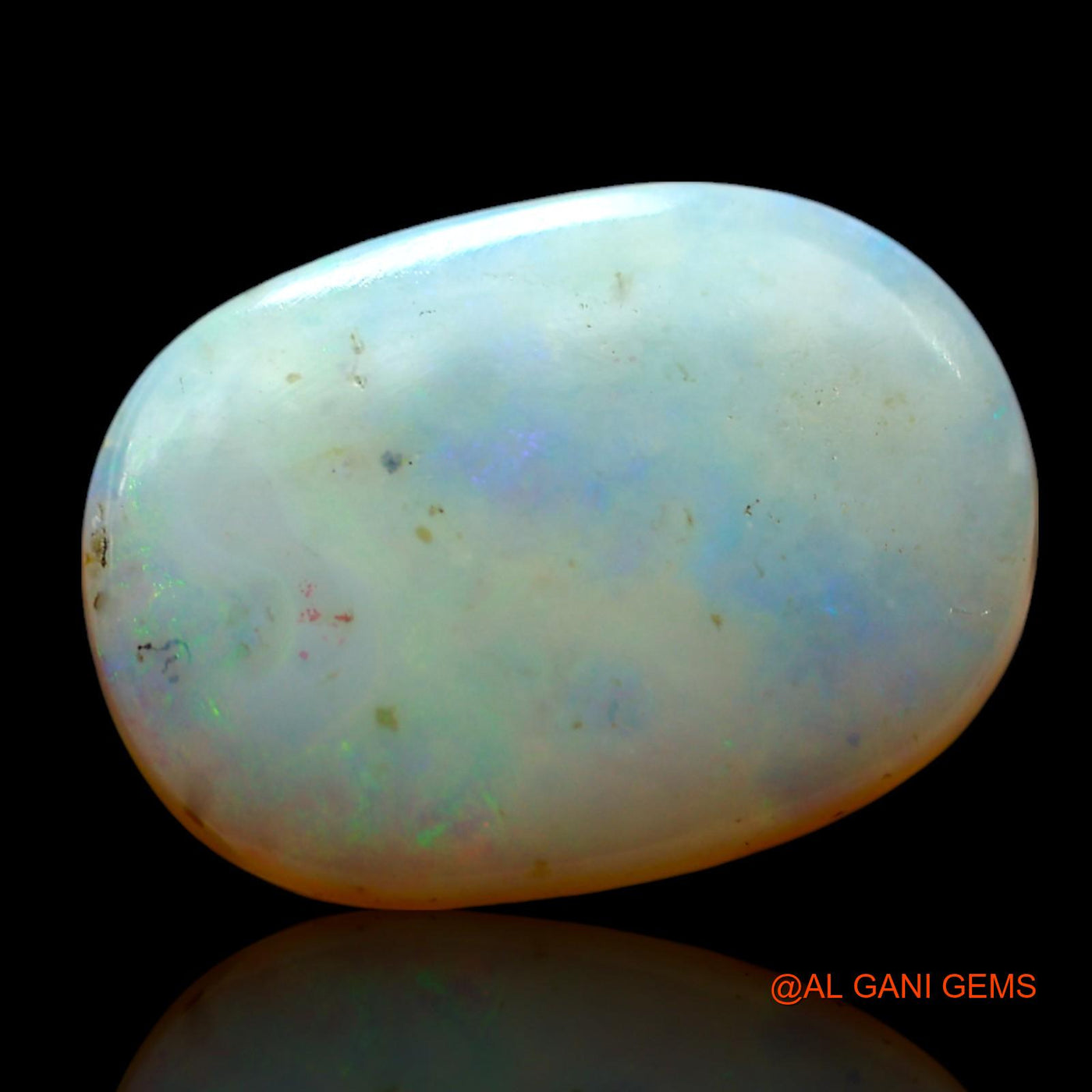 Natural Fire Opal Gemstone 5.00 Cts Loose Oval Cabochon From Australia 16x12x3 mm AF-585