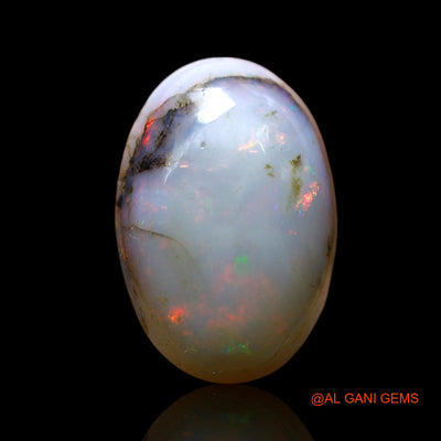 Natural Fire Opal Gemstone 6.00 Cts Loose Oval Cabochon From Australia 16x11x5 mm AF-586