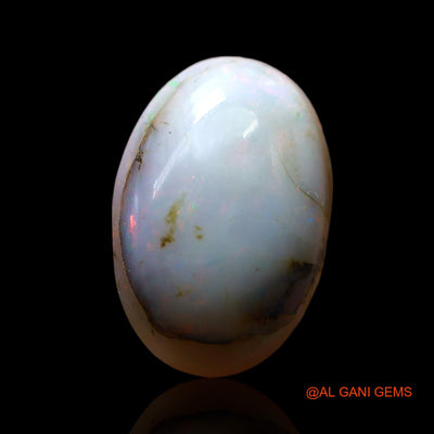 Natural Fire Opal Gemstone 6.00 Cts Loose Oval Cabochon From Australia 16x11x5 mm AF-586