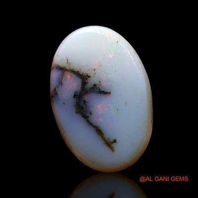 Natural Fire Opal Gemstone 6.00 Cts Loose Oval Cabochon From Australia 16x11x5 mm AF-586