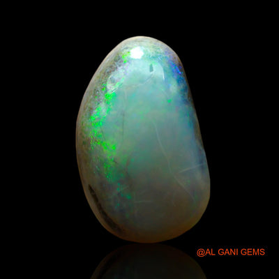 Natural Fire Opal Gemstone 3.00 Cts Loose Oval Cabochon From Australia 14x8x4 mm AF-590