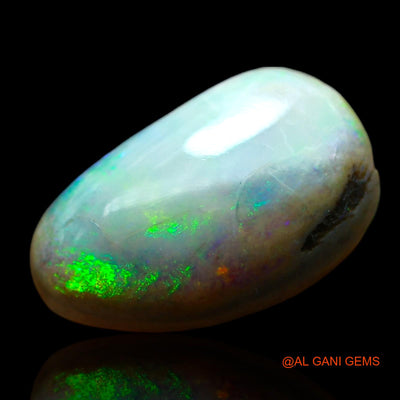 Natural Fire Opal Gemstone 3.00 Cts Loose Oval Cabochon From Australia 14x8x4 mm AF-590