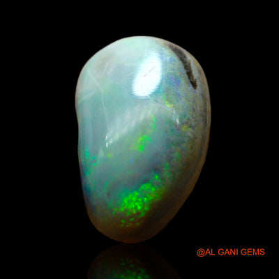 Natural Fire Opal Gemstone 3.00 Cts Loose Oval Cabochon From Australia 14x8x4 mm AF-590