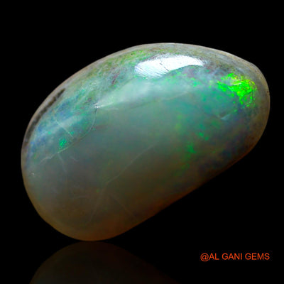 Natural Fire Opal Gemstone 3.00 Cts Loose Oval Cabochon From Australia 14x8x4 mm AF-590