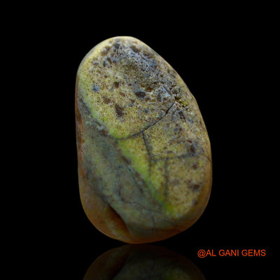 Natural Fire Opal Gemstone 3.00 Cts Loose Oval Cabochon From Australia 14x8x4 mm AF-590