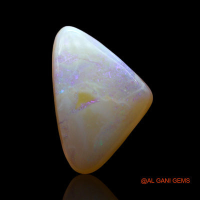 3.00 Cts Natural Australian Fire Opal Loose Gemstone Trillion Cabochon 14x9x4 mm AF-591