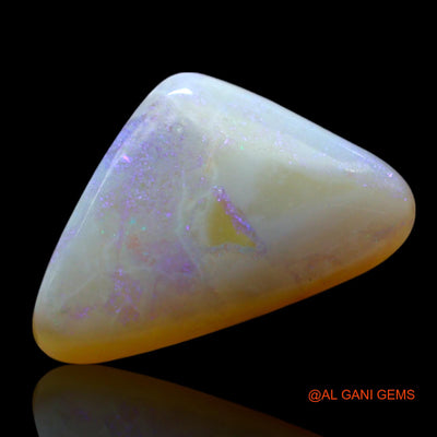 3.00 Cts Natural Australian Fire Opal Loose Gemstone Trillion Cabochon 14x9x4 mm AF-591