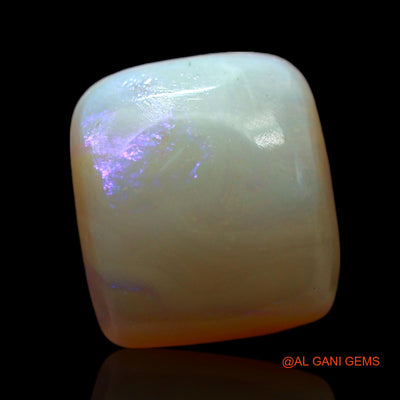 Natural Fire Opal Gemstone 2.00 Cts Loose Square Cabochon From Australia 9x8x4 mm AF-593