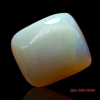 Natural Fire Opal Gemstone 2.00 Cts Loose Square Cabochon From Australia 9x8x4 mm AF-593