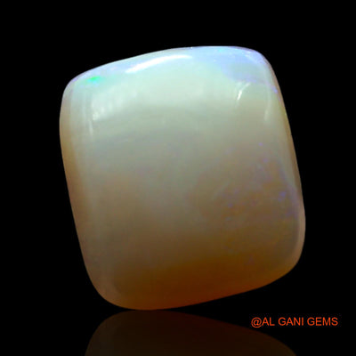 Natural Fire Opal Gemstone 2.00 Cts Loose Square Cabochon From Australia 9x8x4 mm AF-593
