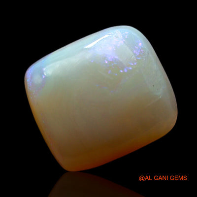 Natural Fire Opal Gemstone 2.00 Cts Loose Square Cabochon From Australia 9x8x4 mm AF-593