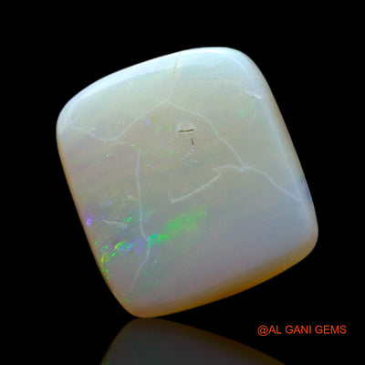 Natural Fire Opal Gemstone 2.00 Cts Loose Square Cabochon From Australia 9x8x4 mm AF-593