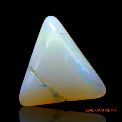 1.00 Cts Natural Australian Fire Opal Trillion Cabochon Loose Gemstone For Jewelry 10x8x2 mm AF-594