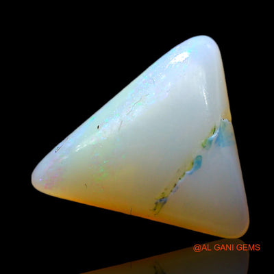 1.00 Cts Natural Australian Fire Opal Trillion Cabochon Loose Gemstone For Jewelry 10x8x2 mm AF-594