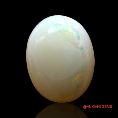 1.00 Cts Natural Australian Fire Opal Loose Gemstone Oval Cabochon 9x7x3 mm AF-598