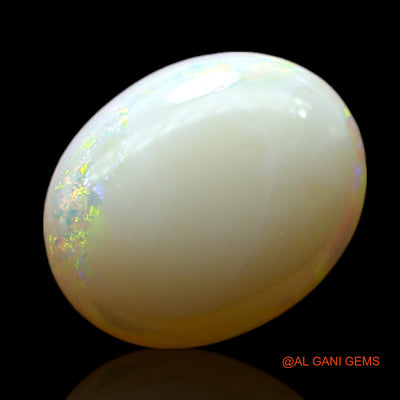 1.00 Cts Natural Australian Fire Opal Loose Gemstone Oval Cabochon 9x7x3 mm AF-598