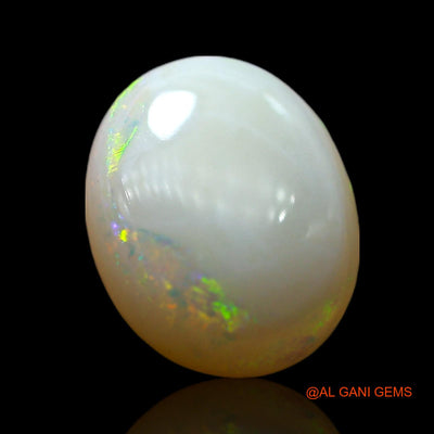 1.00 Cts Natural Australian Fire Opal Loose Gemstone Oval Cabochon 9x7x3 mm AF-598