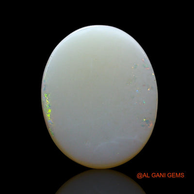 1.00 Cts Natural Australian Fire Opal Loose Gemstone Oval Cabochon 9x7x3 mm AF-598