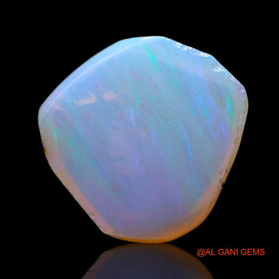 1.00 Cts Natural Australian Fire Opal Loose Gemstone Fancy Cabochon 8x8x3 mm AF-599